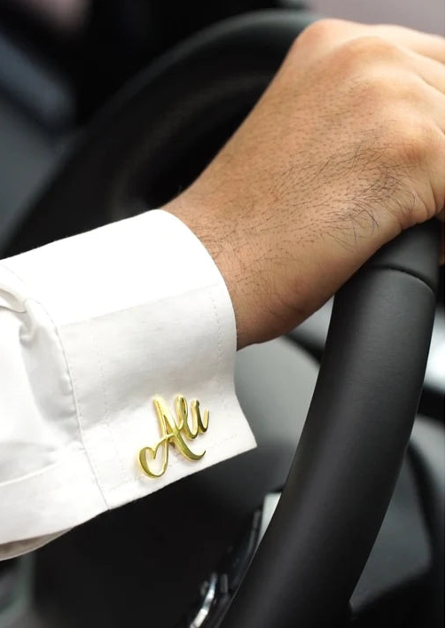 Stylish Name Cufflinks