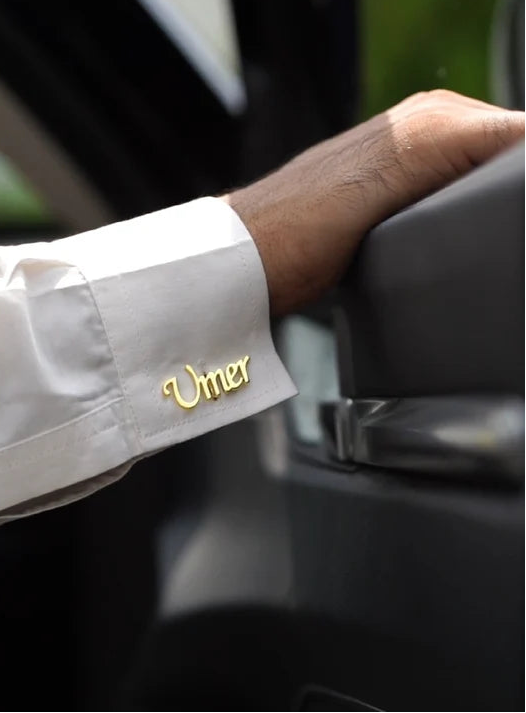 Stylish Name Cufflinks