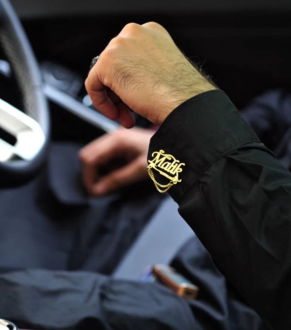 Customise Name Chain Cufflinks