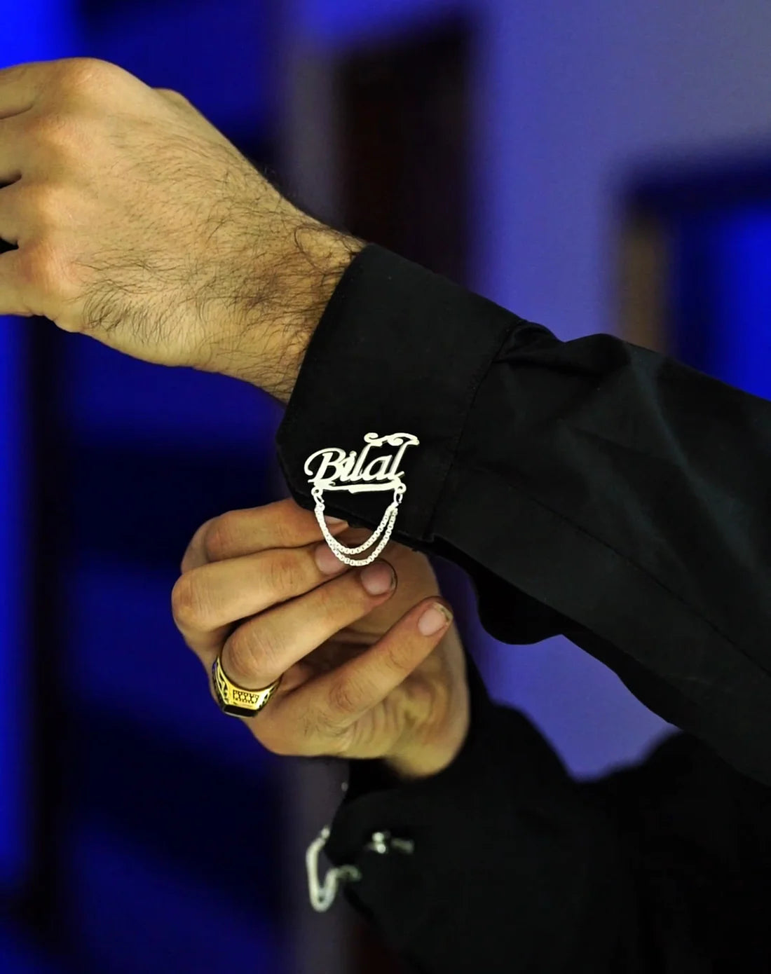 Customise Name Chain Cufflinks